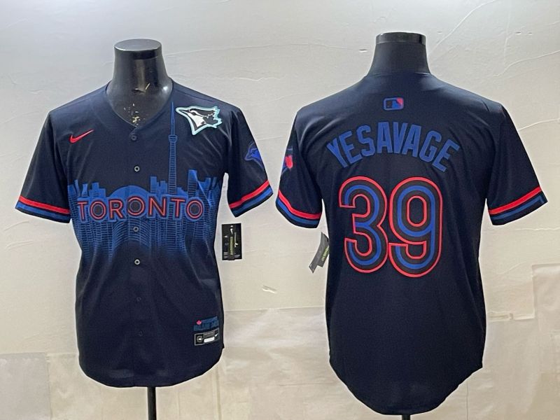 Men 2025 Toronto Blue Jays #39 Yesavage blue Game Nike MLB Jersey style 049